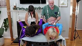 SB#2-3) Monica Sexxxton, Karlee Paige and Sandra Moore do Edge Play, Strap-on Fucking, Pussy Eating, Doggystyle Fucking porn video